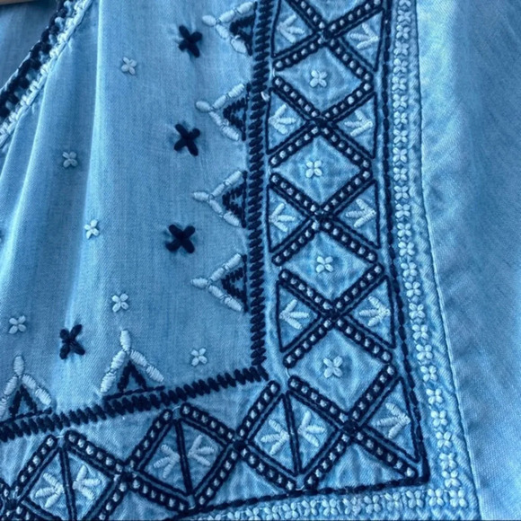 Dress Boho Hippie H&M blue 12 tassels - Picture 6 of 6